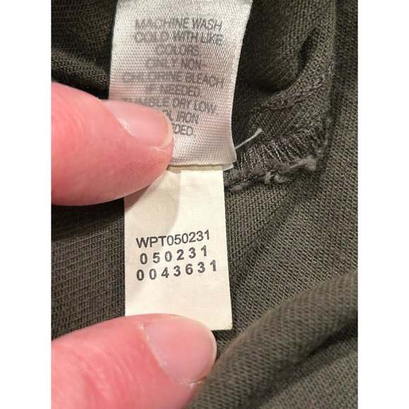 J. Jill Pants Womens Size 6 Olive Green Straight Leg Pockets Slacks - Picture 7 of 7